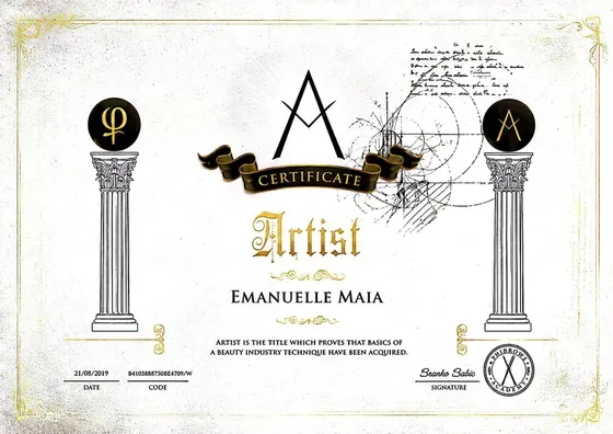 Certificado Título Artist, PhiAcademy, Belgrado